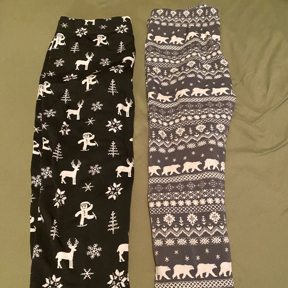 Fleece line leggings